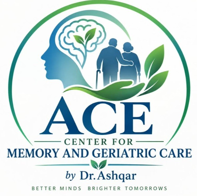 Ace Center for Memory and Geriatric Care by Dr. Ashqar Logo
